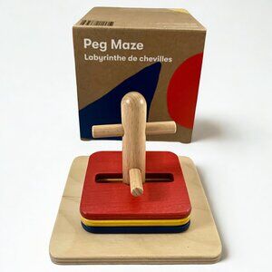 Monti Kids New in Box Montessori Peg Maze